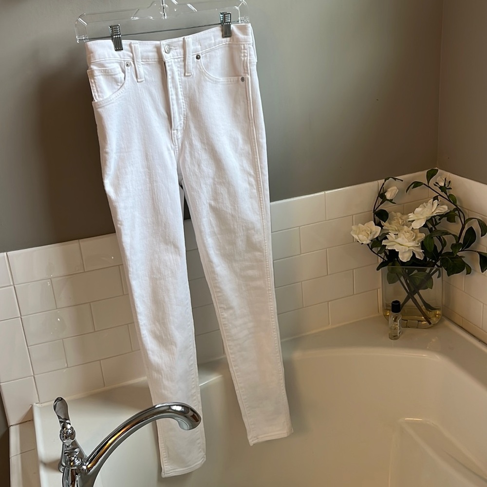 New without tags Madewell white wash denim jeans - Picture 5 of 10